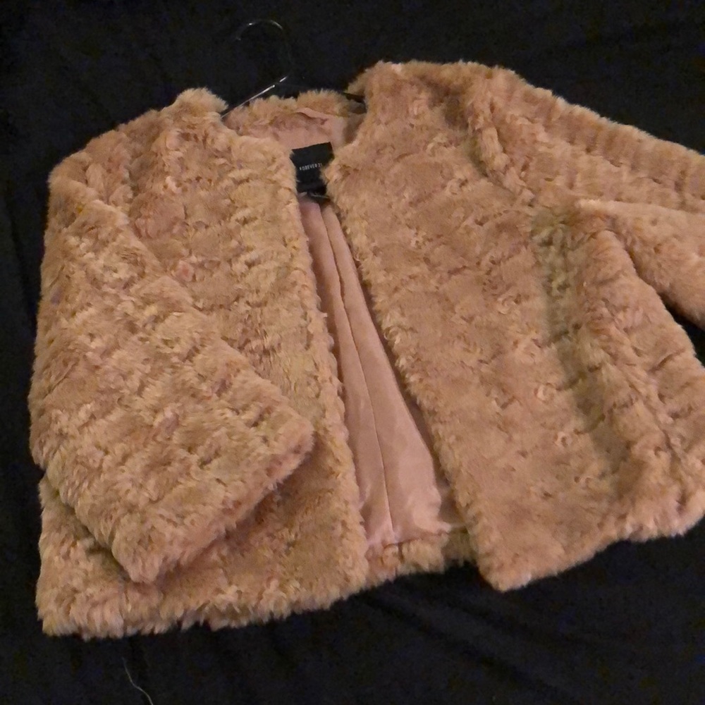 Faux Fur Half Coat
